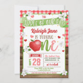 Invitation pour le premier anniversaire de la pomm (Devant)