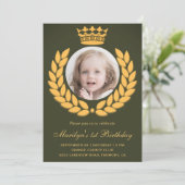 Invitation pour le premier anniversaire de la prin (Debout devant)