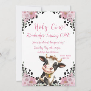 Invitation pour le premier anniversaire de la vach