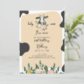 Invitation pour le premier anniversaire de la vach (Debout devant)