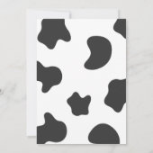 Invitation pour le premier anniversaire de la vach (Dos)