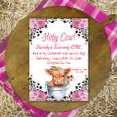 Invitation pour le premier anniversaire de la vach