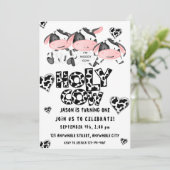 Invitation pour le premier anniversaire de la vach (Debout devant)