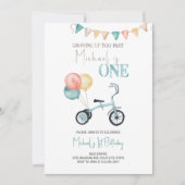 Invitation pour le premier anniversaire de la visi (Devant)