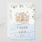 Invitation pour le premier anniversaire de l'arche (Devant)