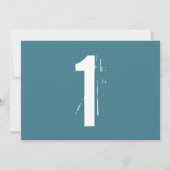 Invitation pour le premier anniversaire de l'avion (Dos)