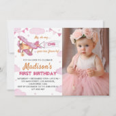 Invitation pour le premier anniversaire de l'avion (Devant)