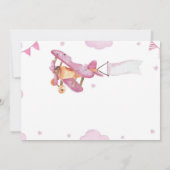 Invitation pour le premier anniversaire de l'avion (Dos)