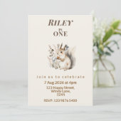 Invitation pour le premier anniversaire de l'écure (Debout devant)