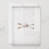 Invitation pour le premier anniversaire de l'écure (Dos)