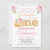 Invitation pour le premier anniversaire de Little  (Devant)