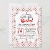 Invitation pour le premier anniversaire de Little  (Devant)