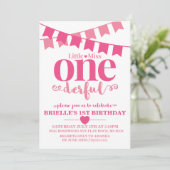 Invitation pour le premier anniversaire de Little (Debout devant)