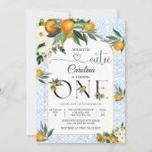 Invitation pour le premier anniversaire de Little  (Devant)