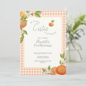 Invitation pour le premier anniversaire de Little (Debout devant)