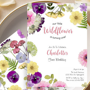 Invitation pour le premier anniversaire de Little