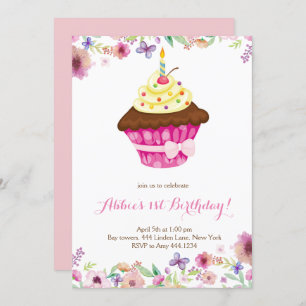 Invitation pour le premier anniversaire de Little 