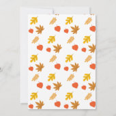 Invitation pour le premier anniversaire de Little  (Dos)