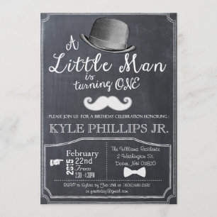 Invitation pour le premier anniversaire de Little