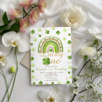 Invitation pour le premier anniversaire de Lucky O