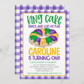 Invitation pour le premier anniversaire de Mardi G (Devant / Derrière)