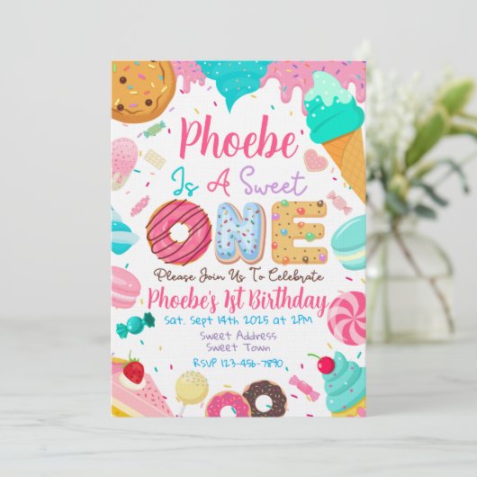 Invitation pour le premier anniversaire de mon amo (Debout devant)