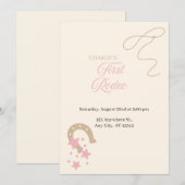 Invitation pour le premier anniversaire de Mon Pre (Devant / Derrière)