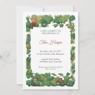 Invitation pour le premier anniversaire de Monsoon