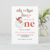 Invitation pour le premier anniversaire de Noël ré (Debout devant)