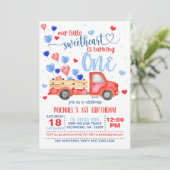 Invitation pour le premier anniversaire de notre p (Debout devant)