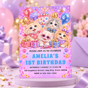 Invitation pour le premier anniversaire de notre p