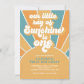 Invitation pour le premier anniversaire de notre p (Devant)