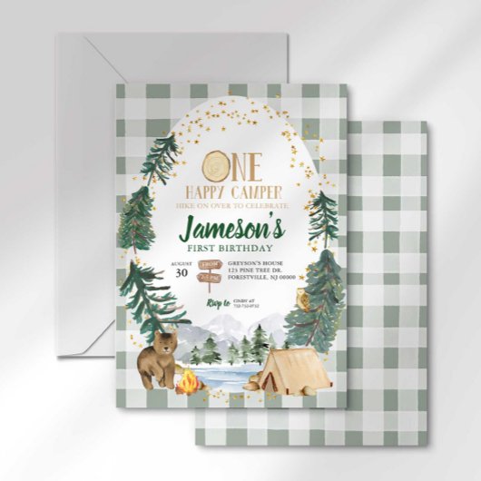 Invitation pour le premier anniversaire de One Hap