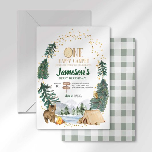 Invitation pour le premier anniversaire de One Hap