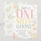 Invitation pour le premier anniversaire de One Sil (Devant / Derrière)