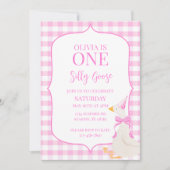 Invitation pour le premier anniversaire de One Sil (Devant)