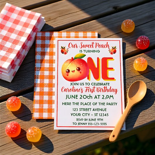 Invitation pour le premier anniversaire de One Swe