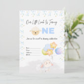Invitation pour le premier anniversaire de Petit A (Debout devant)