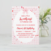 Invitation pour le premier anniversaire de Petit C (Debout devant)