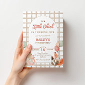 Invitation pour le premier anniversaire de poulet