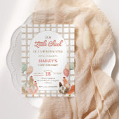 Invitation pour le premier anniversaire de poulet