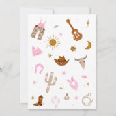 Invitation pour le premier anniversaire de Rodéo (Dos)