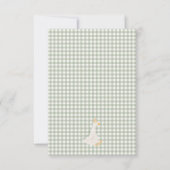 Invitation pour le premier anniversaire de Silly G (Dos)