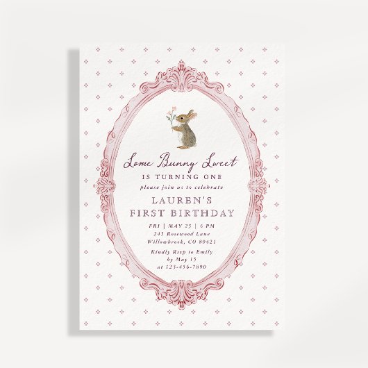 Invitation pour le premier anniversaire de Some Bu