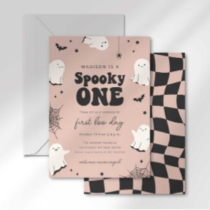 Invitation pour le premier anniversaire de Spooky