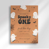 Invitation pour le premier anniversaire de Spooky