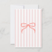 Invitation pour le premier anniversaire de Strawbe (Dos)