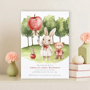 Invitation pour le premier anniversaire de Sweet B