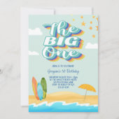 Invitation pour le premier anniversaire de The Big (Devant)