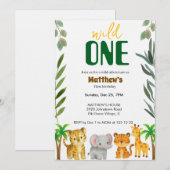 Invitation pour le premier anniversaire de Wild On (Devant / Derrière)
